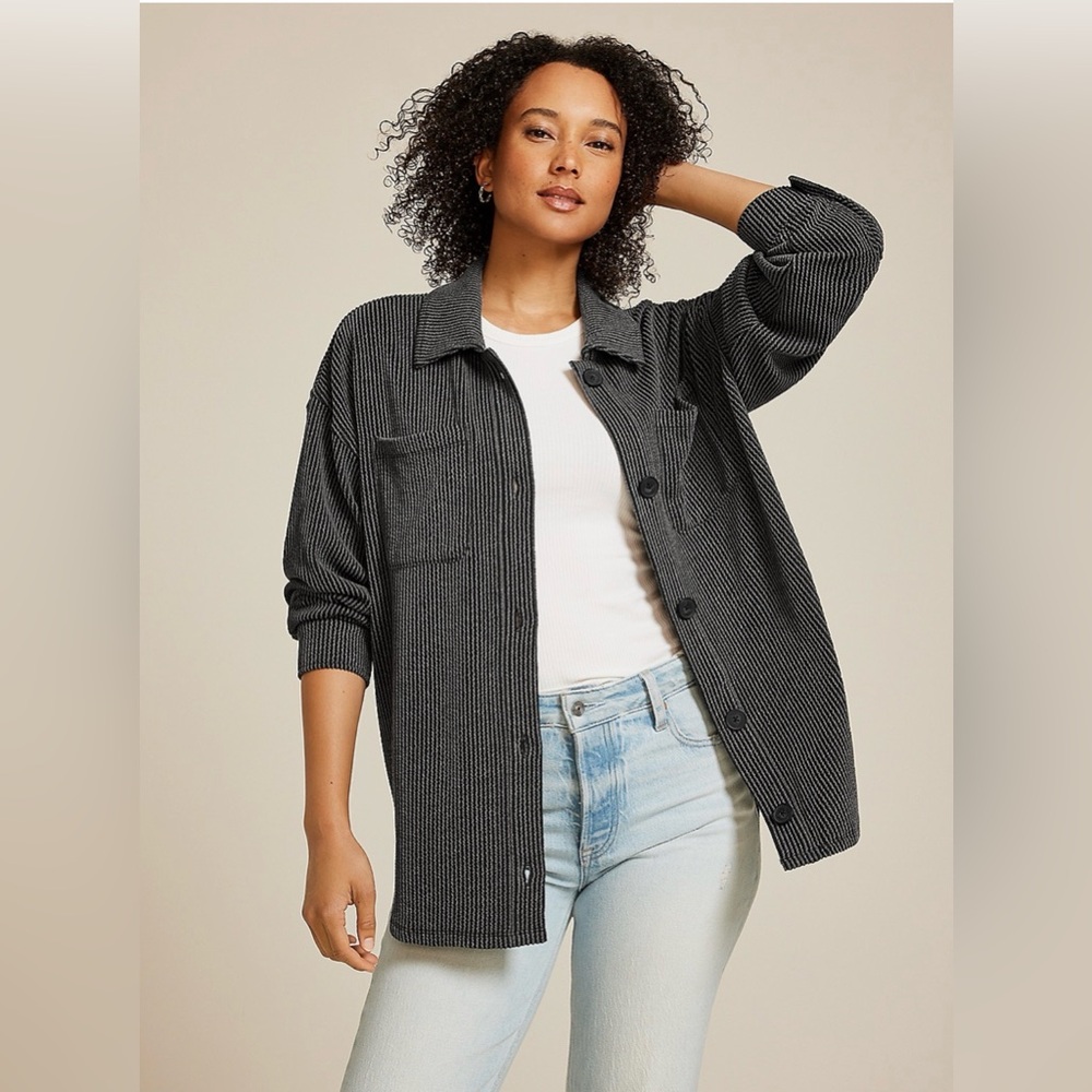 Maurices Women’s Wavy Ribbed Shacket